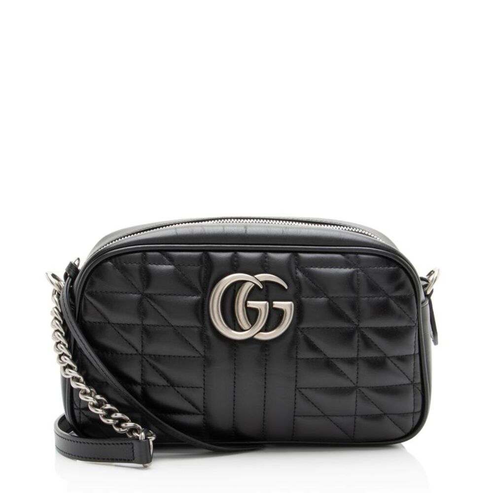 Gucci Mixed Matelasse Leather GG Marmont Aria Small Camera Bag